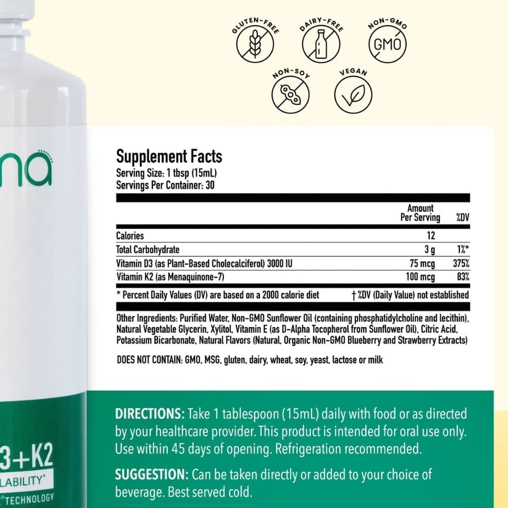 Liposomal Vegan Vitamin D3 + K2 view 7